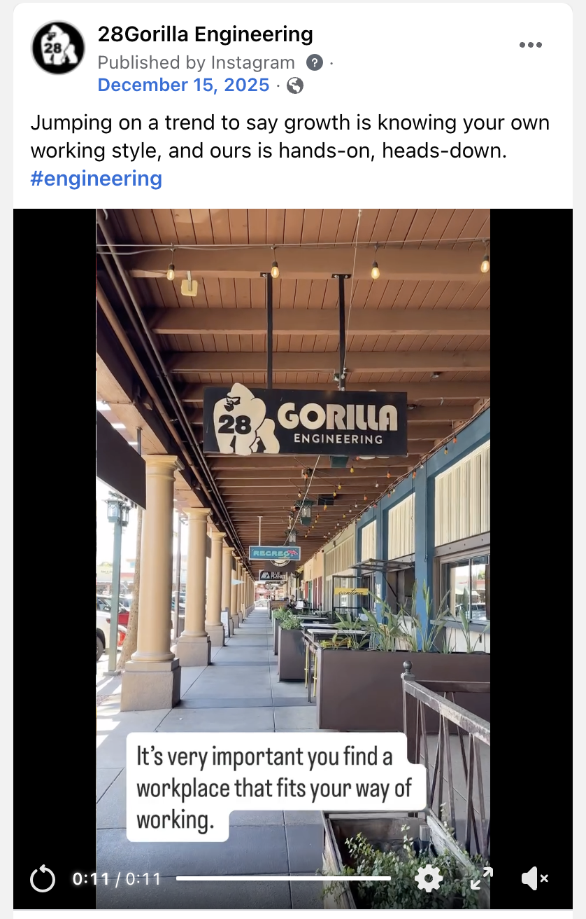 28 Gorilla Instagram post